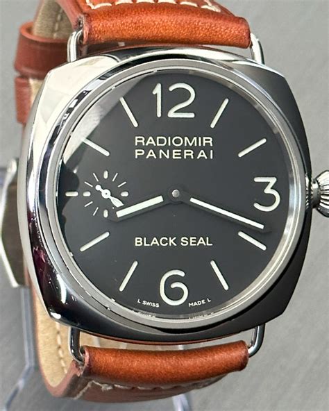 Panerai Radiomir PAM00183, Black Seal, Steel, Black Dial, 45 .